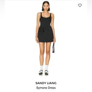 Sandy Liang Black Mini Dress sz 10